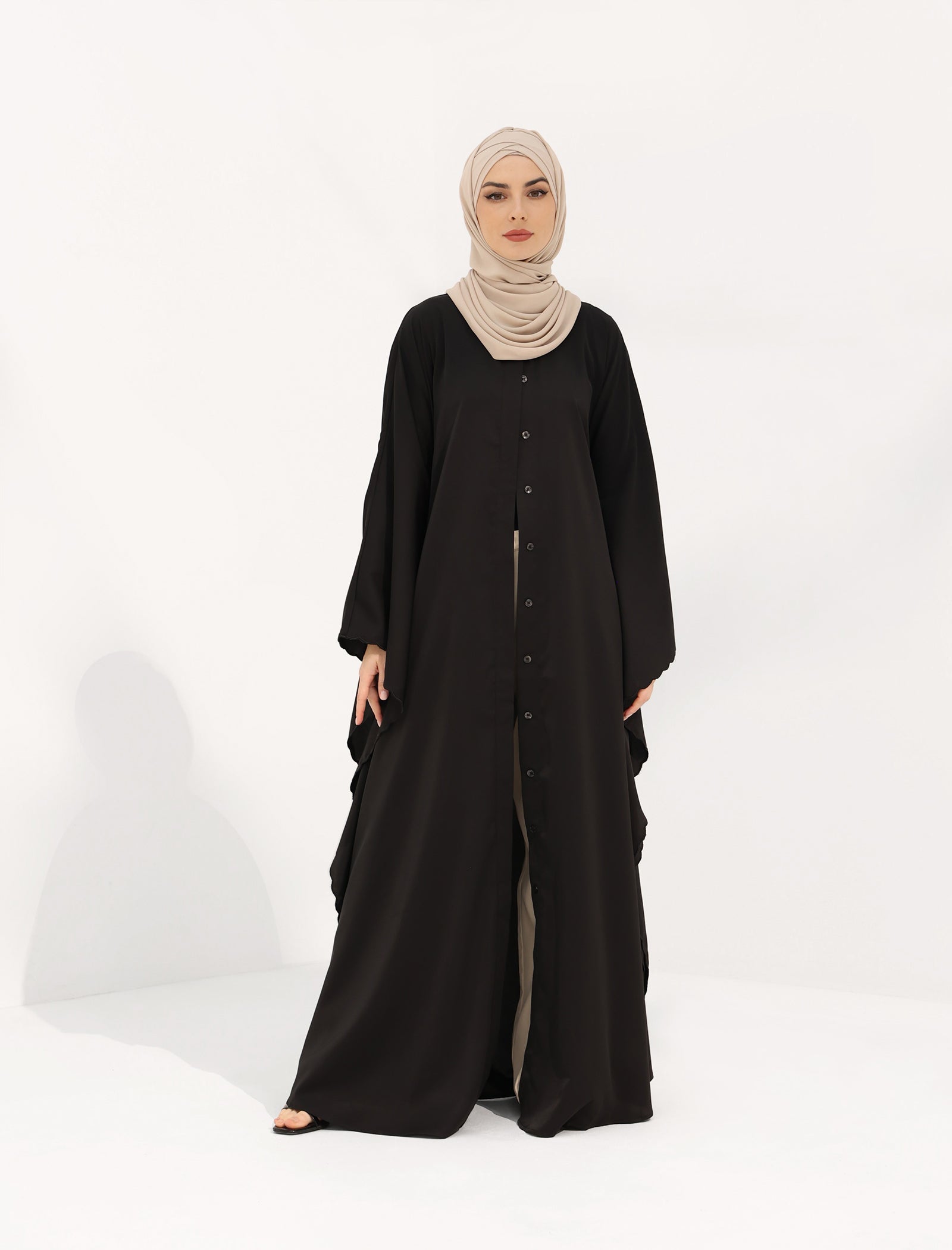 3 Way Abaya Kaftan - Midnight