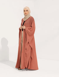 3 Way Abaya Kaftan - Azuki