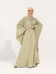 3 Way Abaya Kaftan - Sage