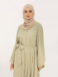 3 Way Abaya Kaftan - Sage
