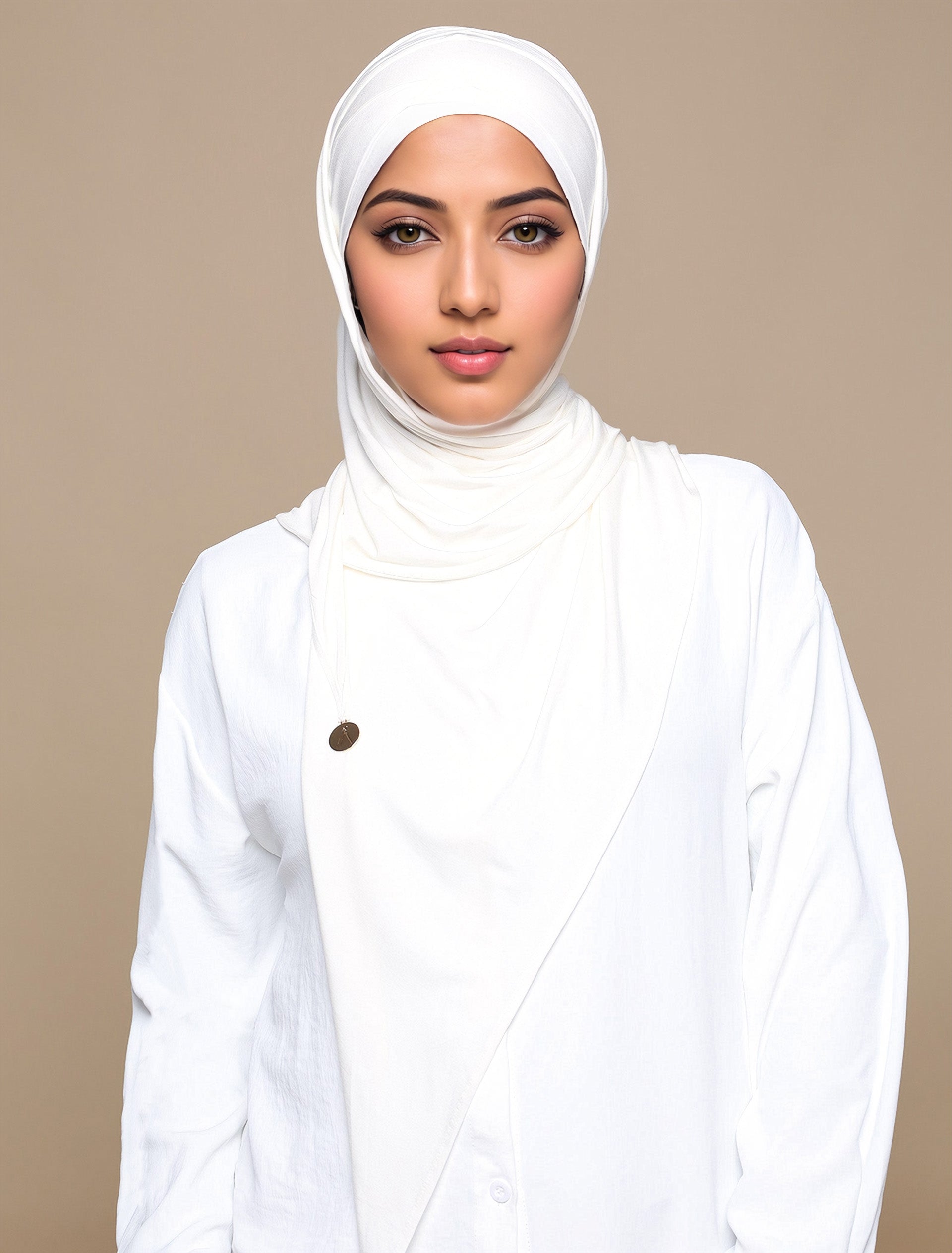 Cooling Jersey Tri Lux Turban - White