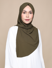 XL Comfort Knit Tri Onesie - Dark Olive