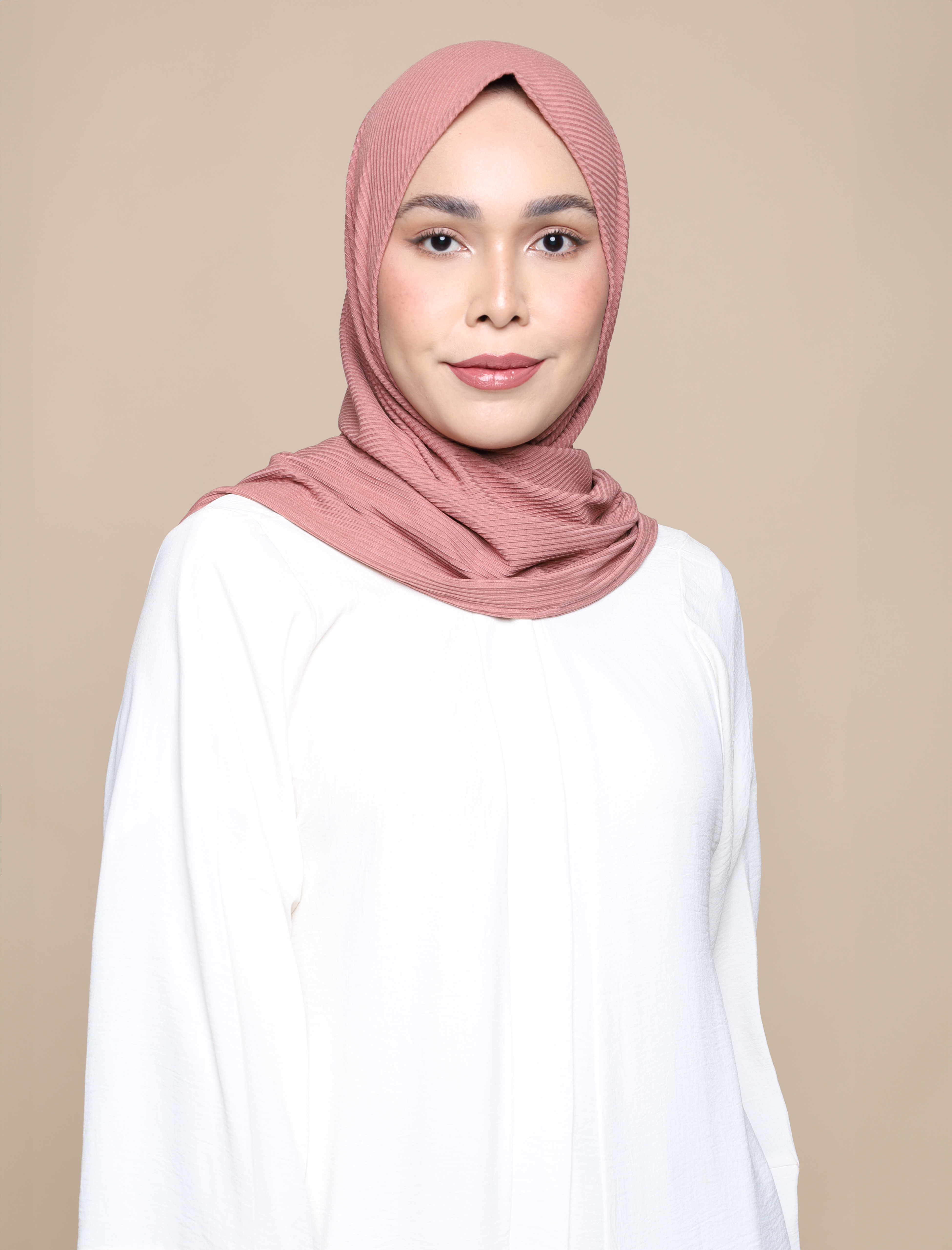 Comfort Knit Tri Onesie - Dusty Rose