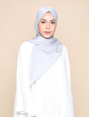 Matte Satin Twill Tri Lux Square - Grey