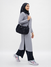 Ultra Light Active Long Tunic in Dusty Blue