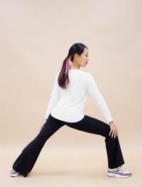 AirLite InnerGlow Crew Neck Top in White