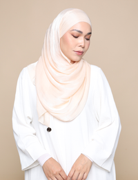 Shimmer Satin Lux Square Shawl - Champagne