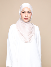 Shimmer Satin Lux Square Shawl - Ivory