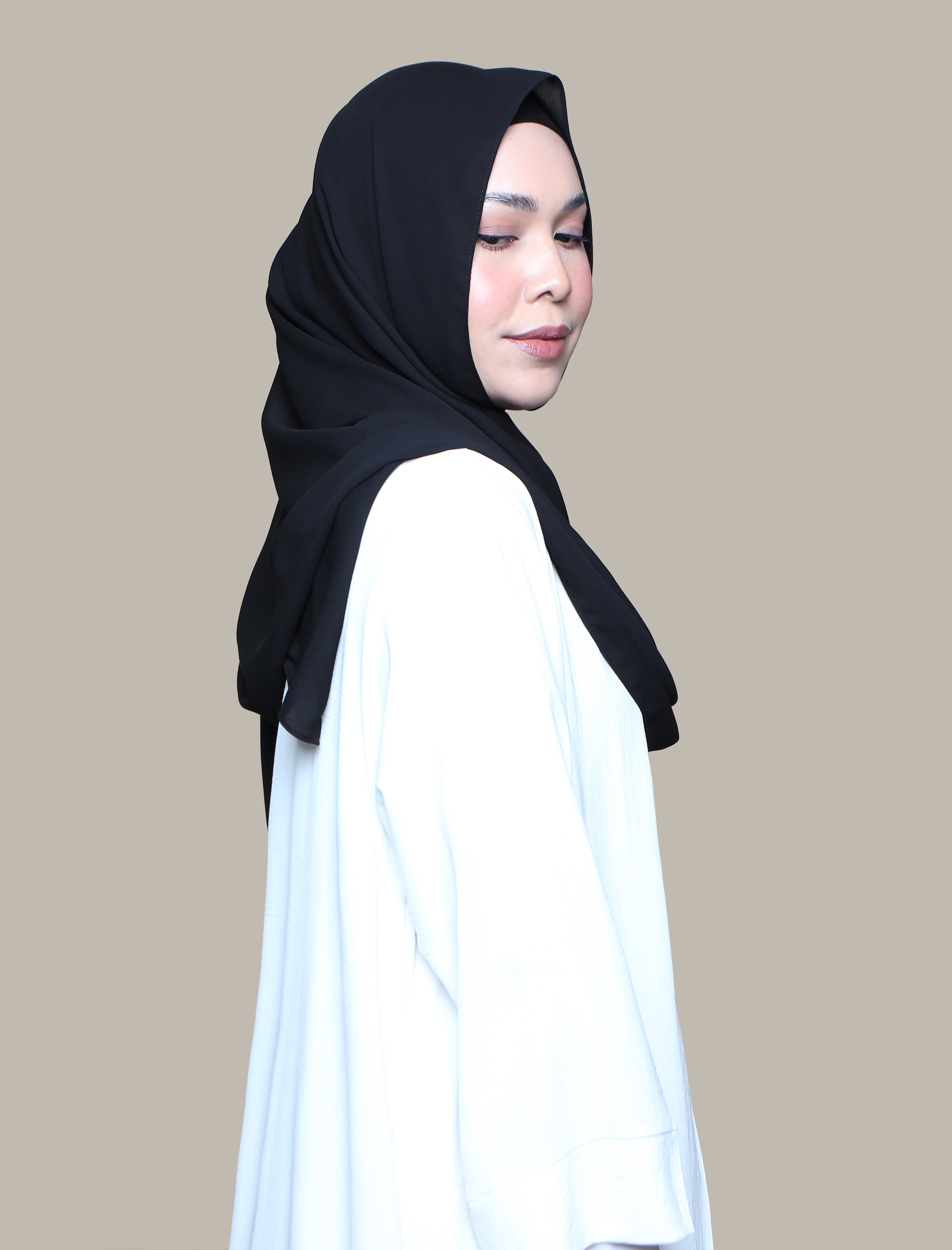 Easy Breezy Soft Chiffon - Black