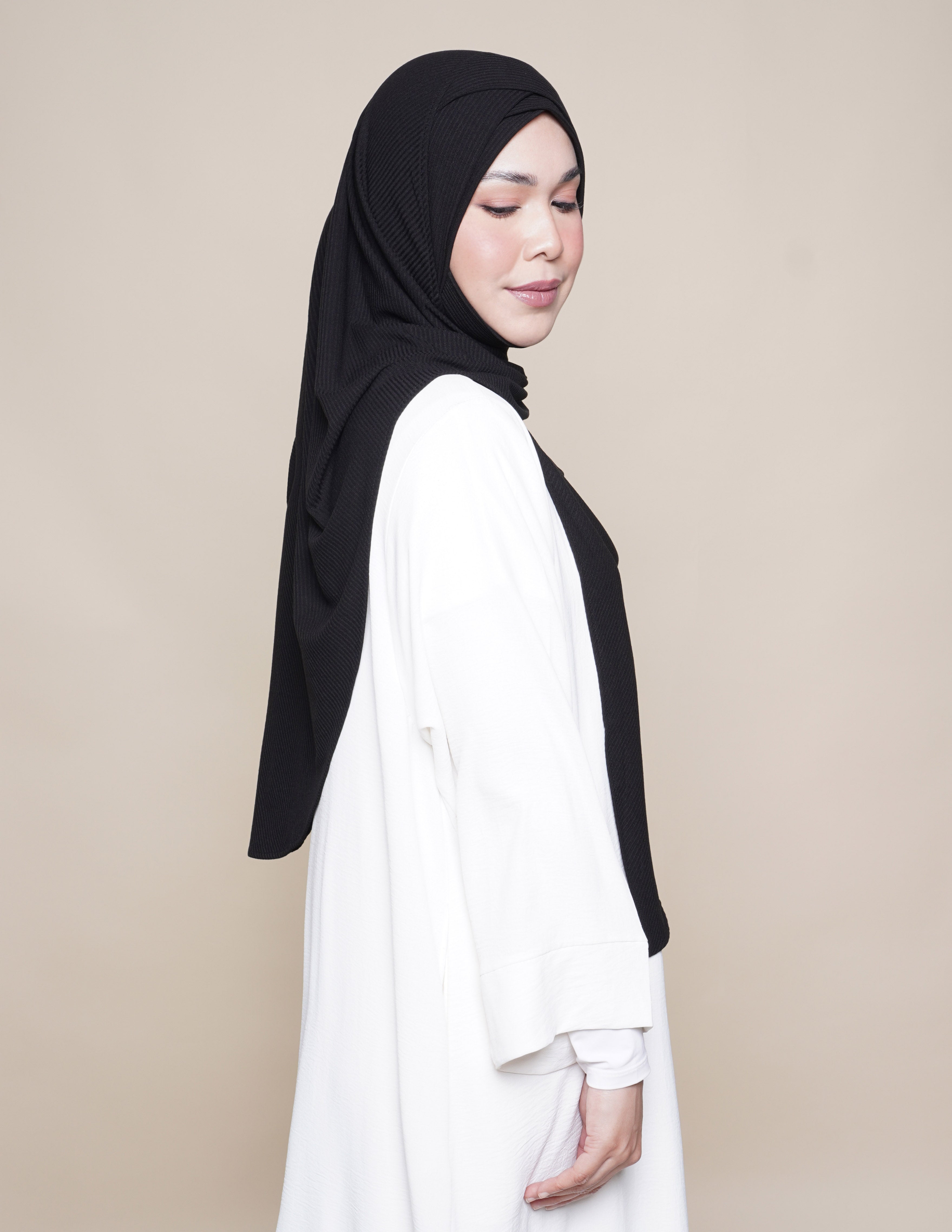 Sarah Turban Comfort Knit - Black
