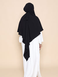 Khimar Crepe - Black