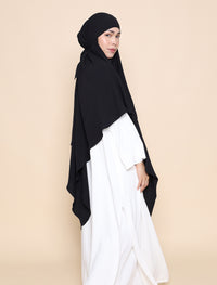 Khimar Crepe - Black