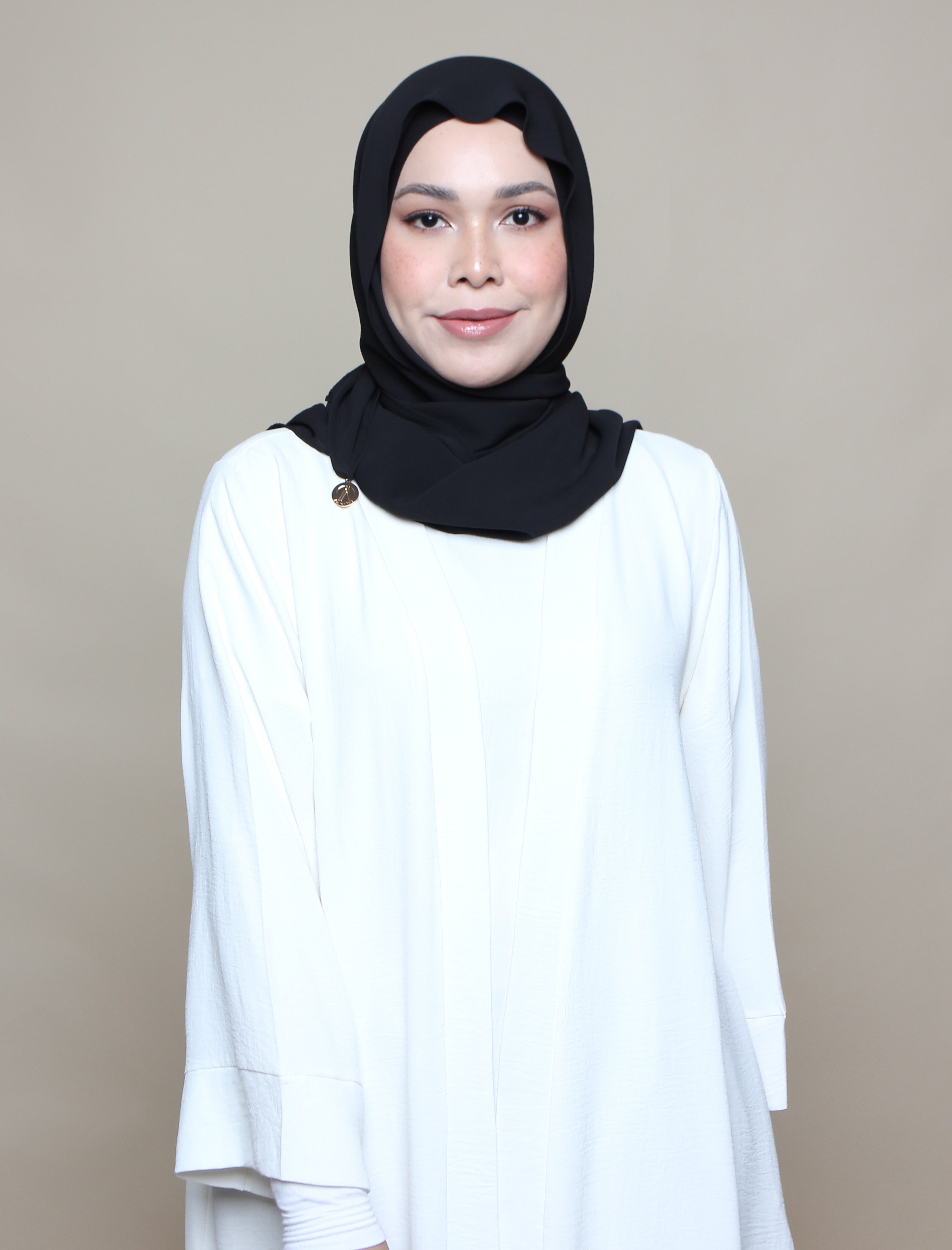 Easy Breezy Tri Chiffon Crinkle - Black