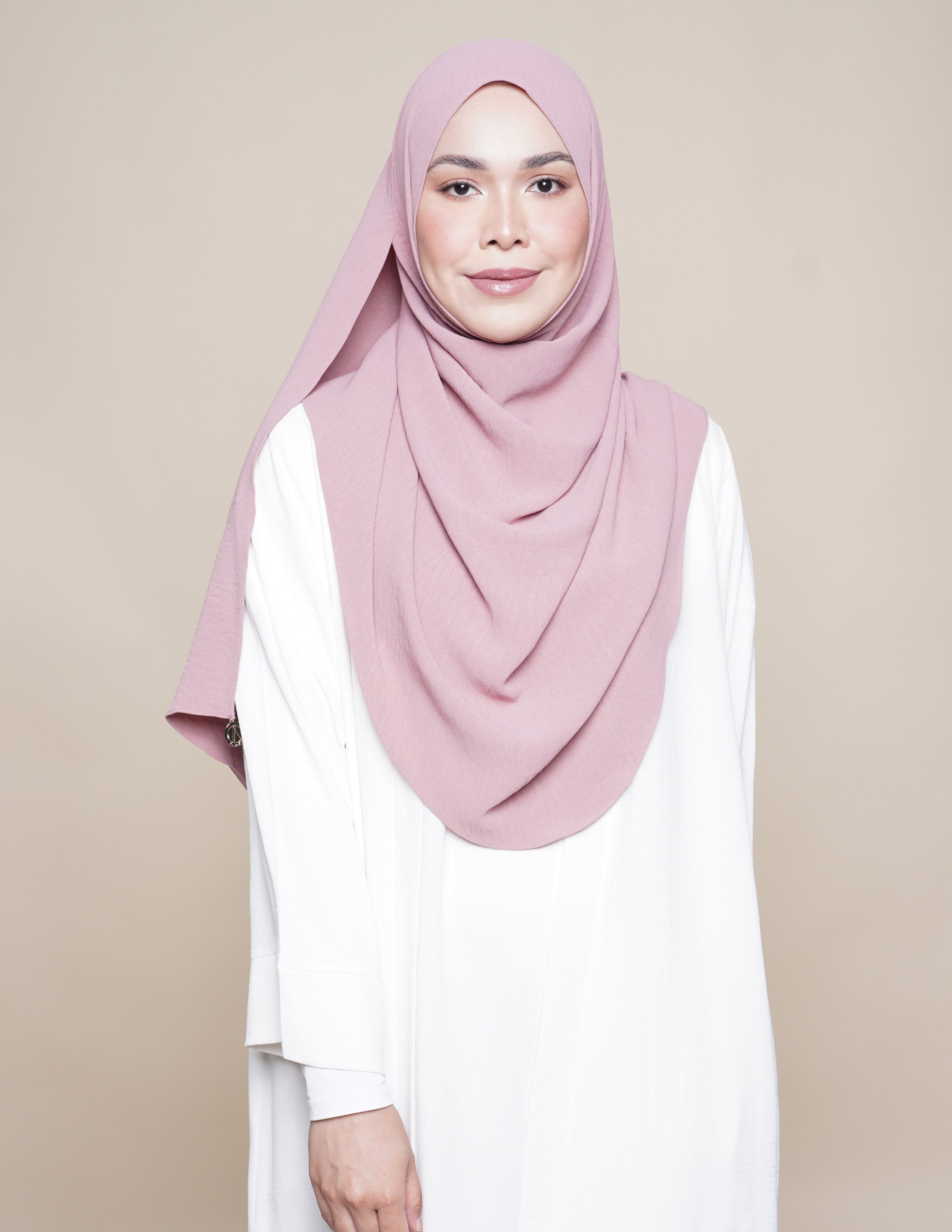 Raudhah Soft Crepe - Blush