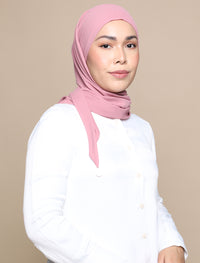Korean Chiffon Tri Lux Square - Blush