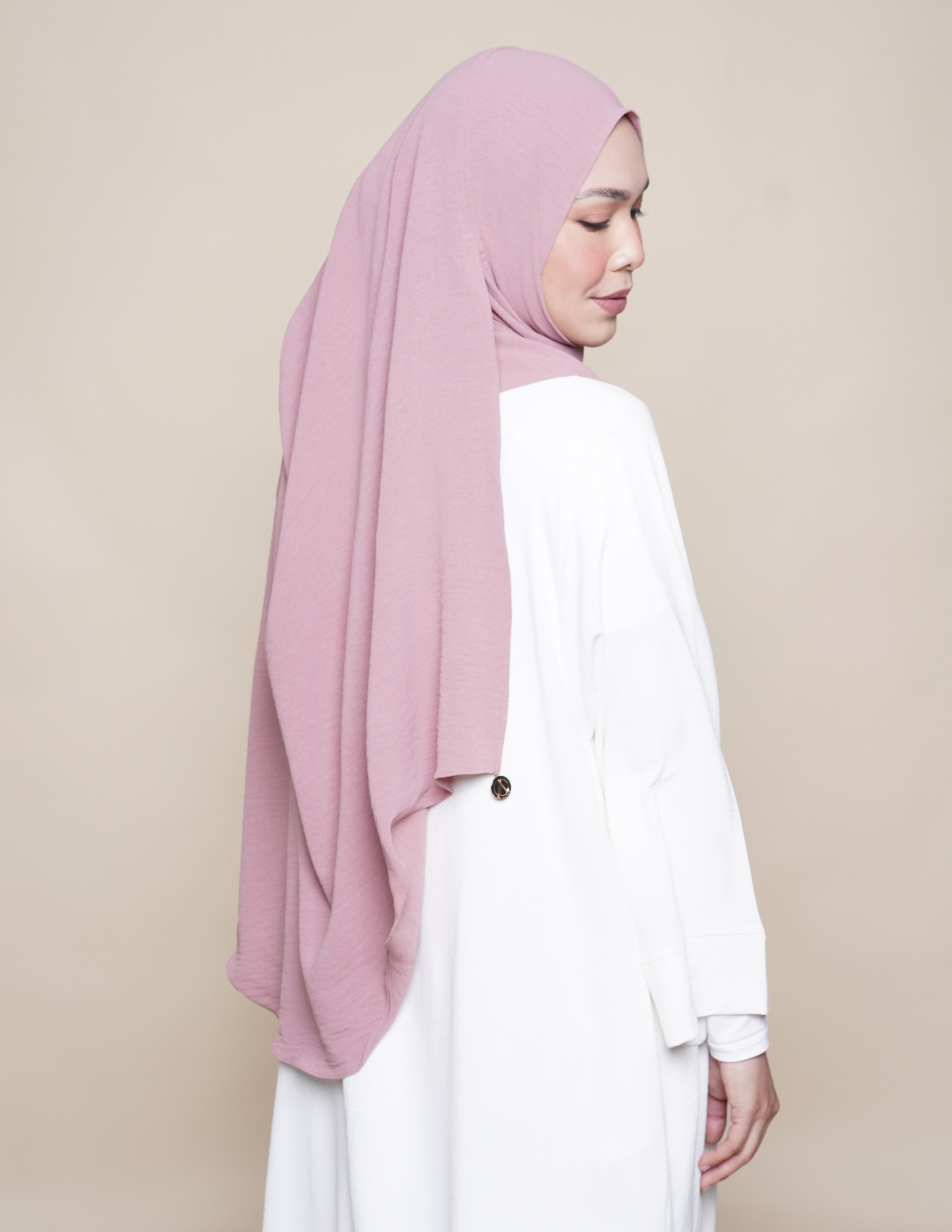Raudhah Soft Crepe - Blush
