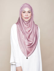 Khadijah Turban Satin Crepe - Blush
