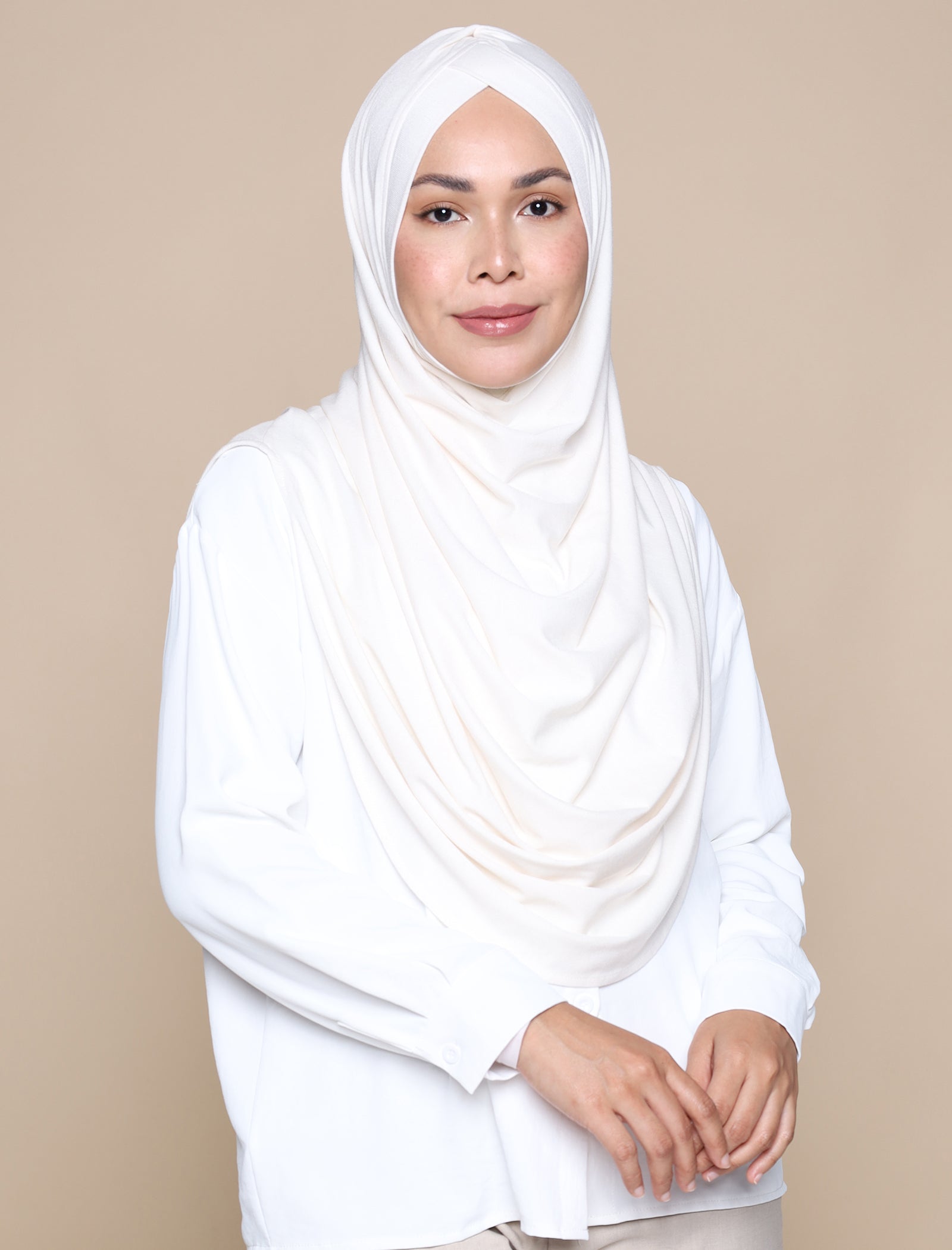 Instant V Braided Soft Jersey - White