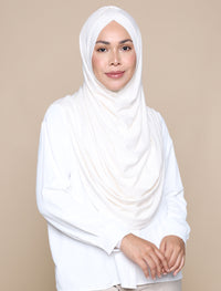Instant V Braided Soft Jersey - White