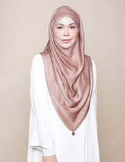Khadijah Turban Satin Crepe - Bronze