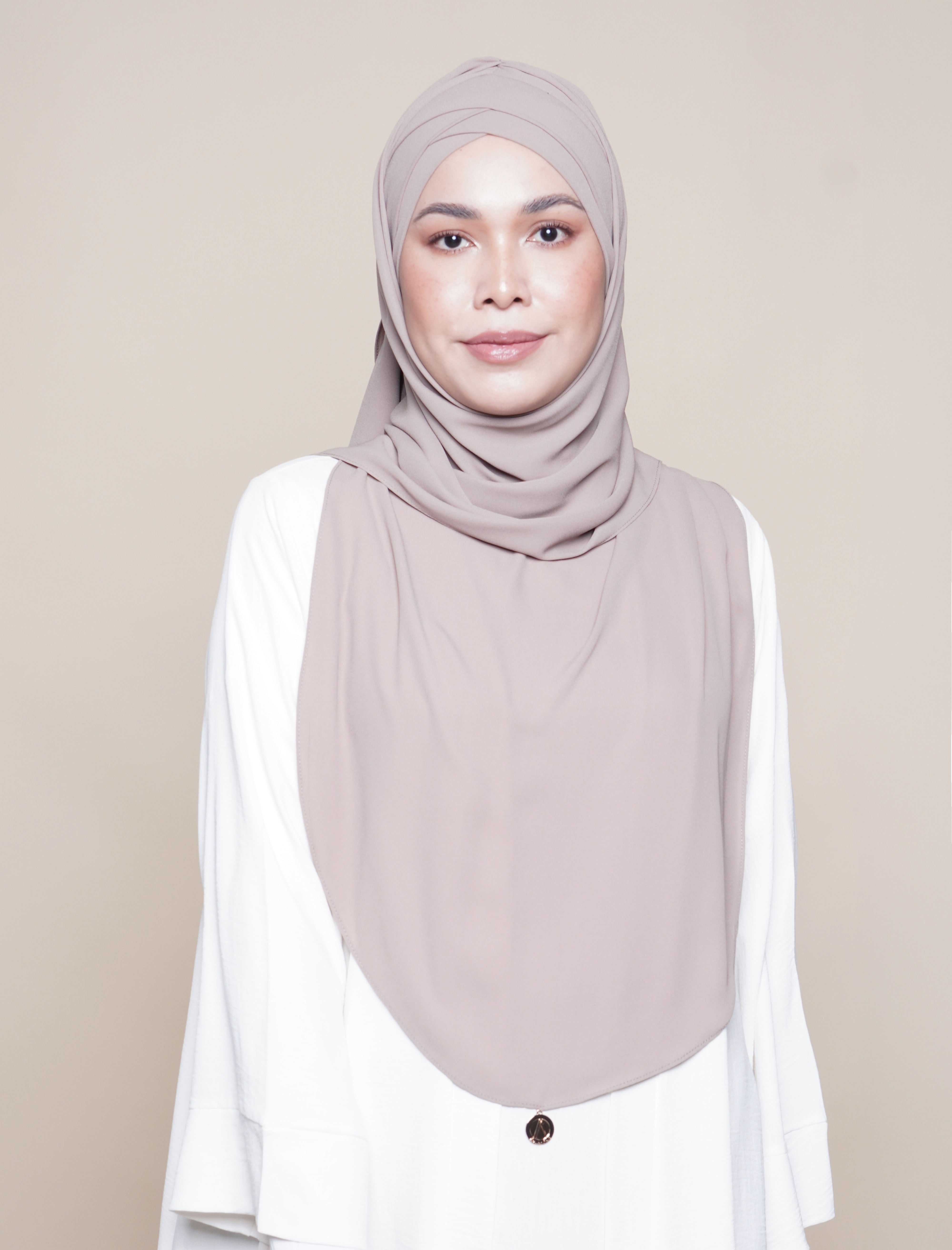 Maryam Soft Chiffon Turban - Camel