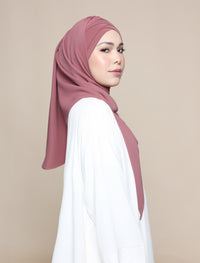 Buttery Tri Lux Turban - Dry Rose