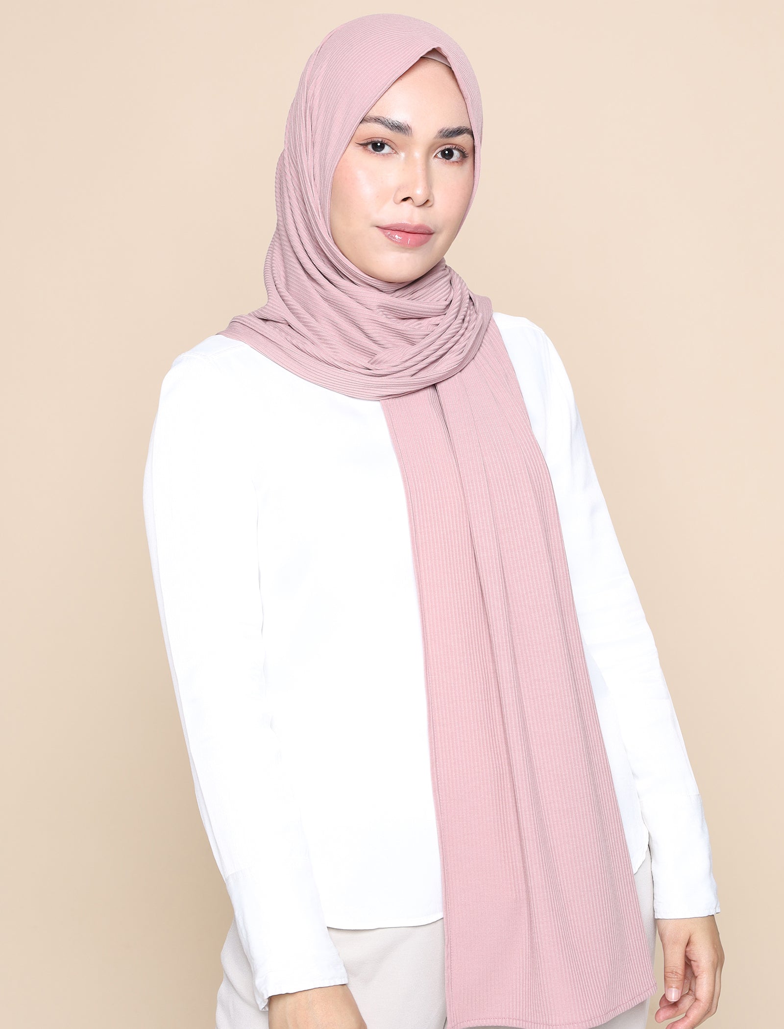 Comfort Knit Onesie - Dusty Mauve