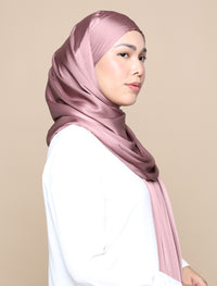 Lux Square Soft Satin Silk - Dusty Orchid