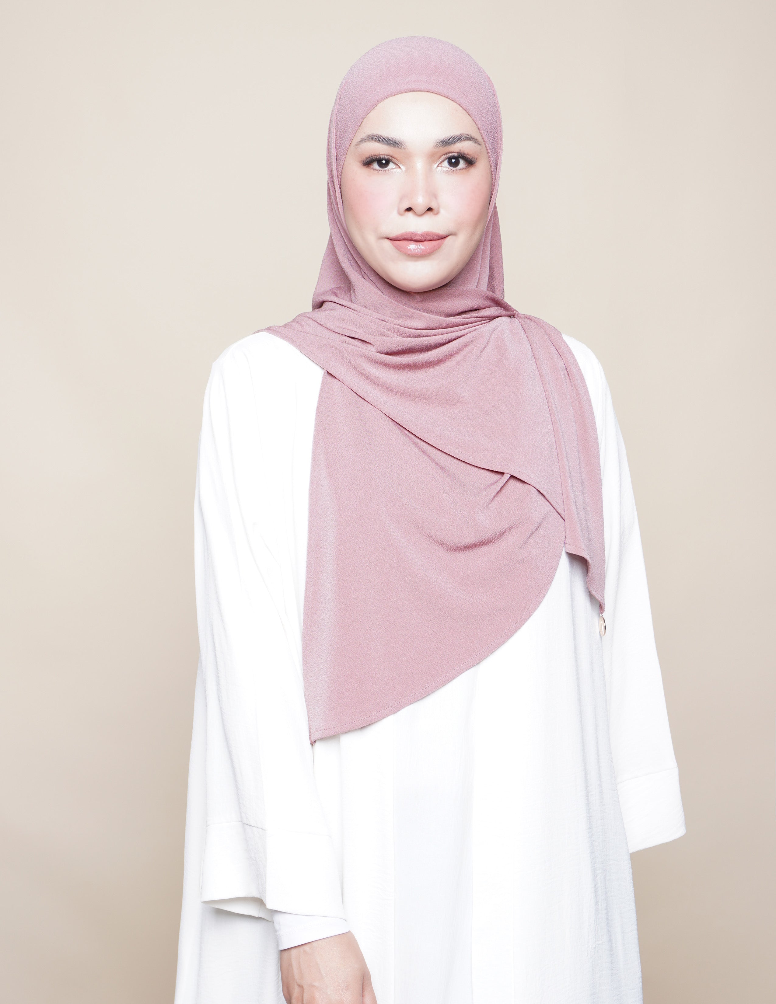Jannah Moss Crepe - Dusty Pink