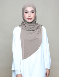 Jannah Instant Tri Moss Crepe - Earth Stone
