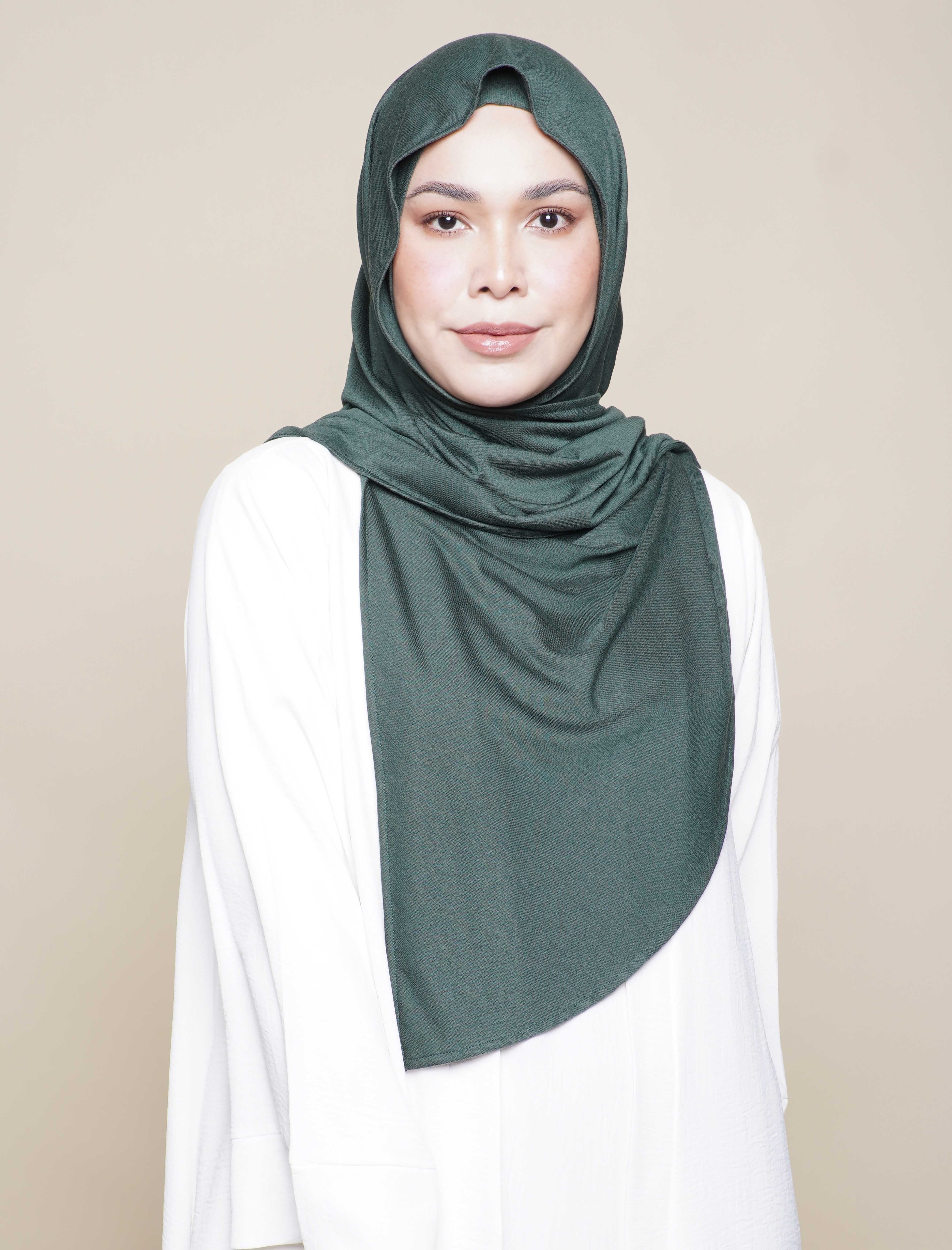 Easy Breezy Soft Jersey Tri - Forest Green