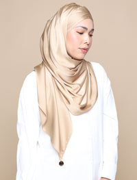Lux Turban Soft Satin Silk - Gold