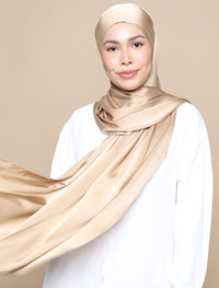 Lux Square Soft Satin Silk - Gold