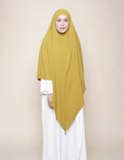 Khimar Crepe - Green Olive