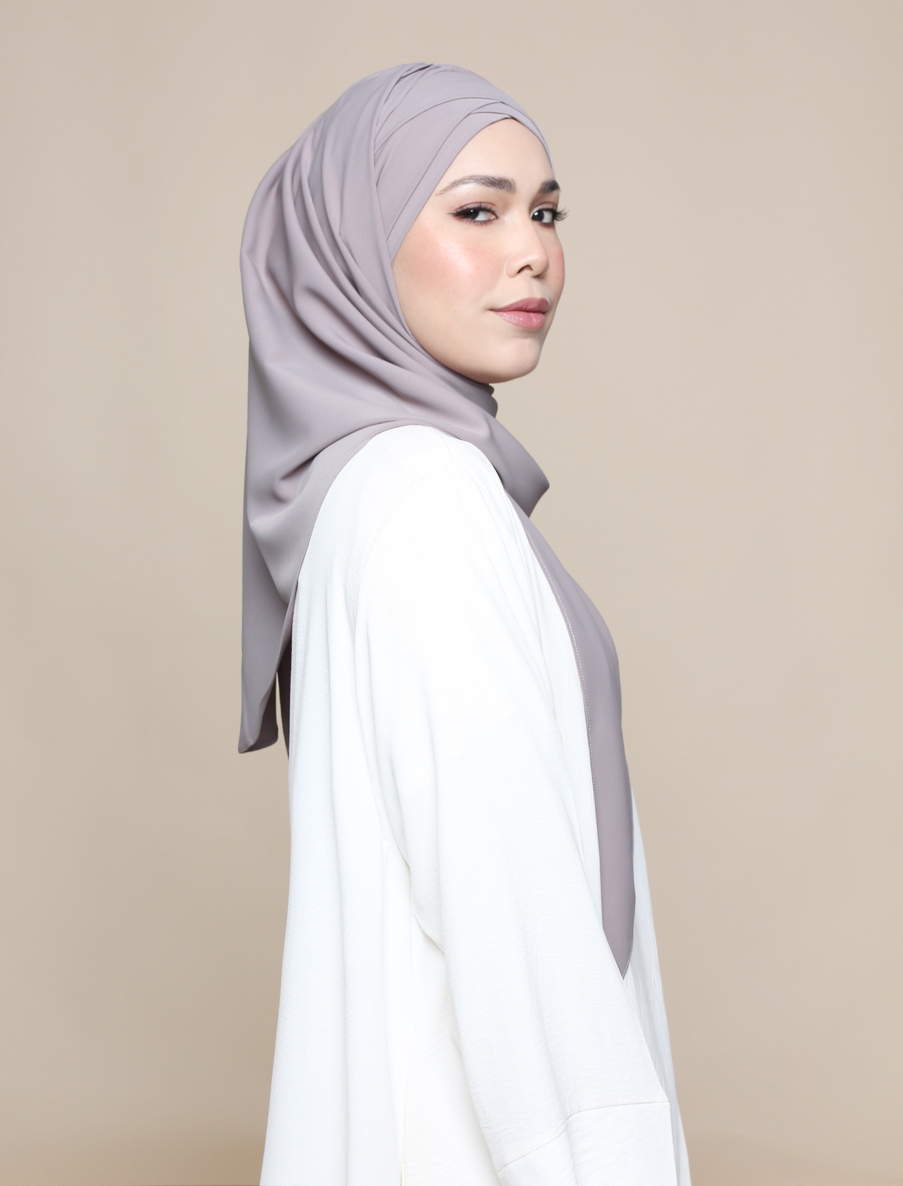 Buttery Tri Lux Turban - Desert Grey