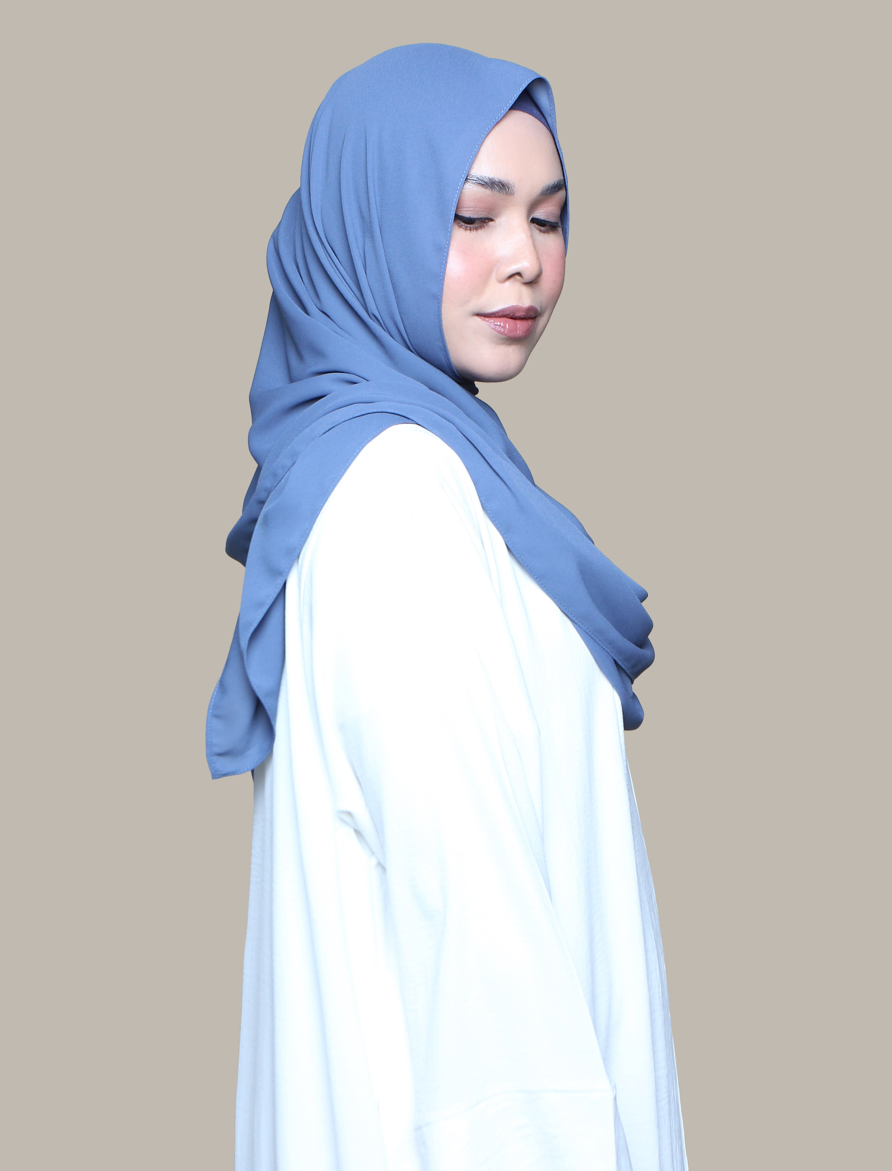 Easy Breezy Soft Chiffon - Holland Blue