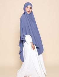 Khimar Crepe - Holland Blue