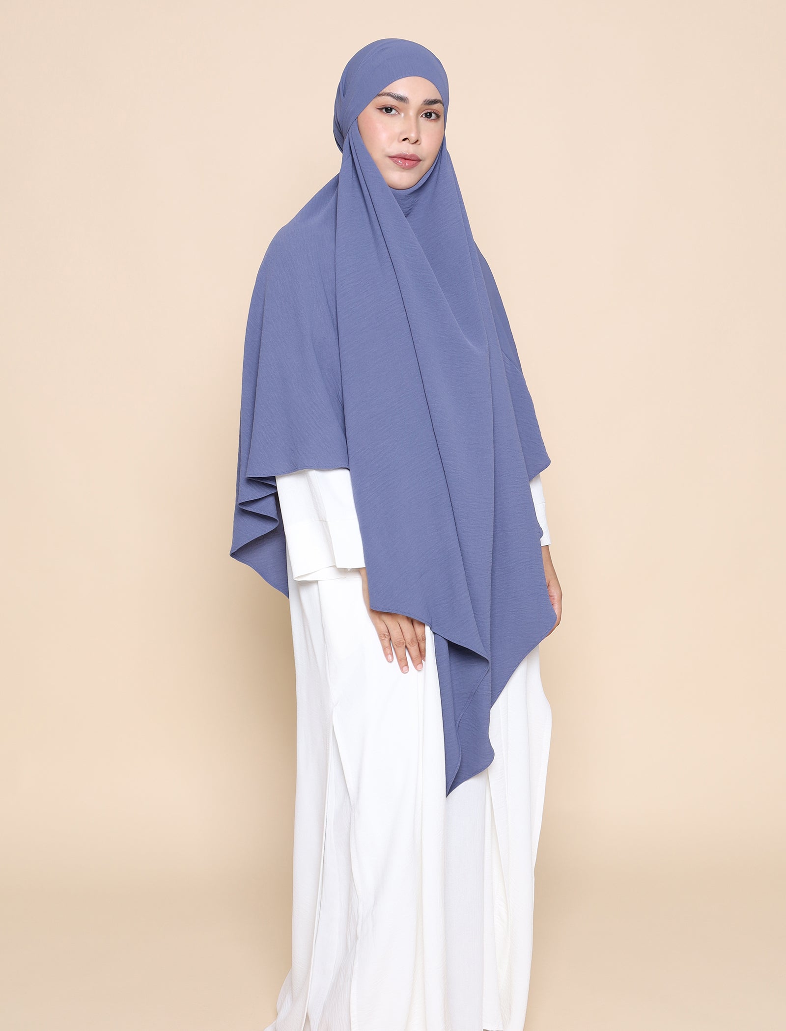 Khimar Crepe - Holland Blue