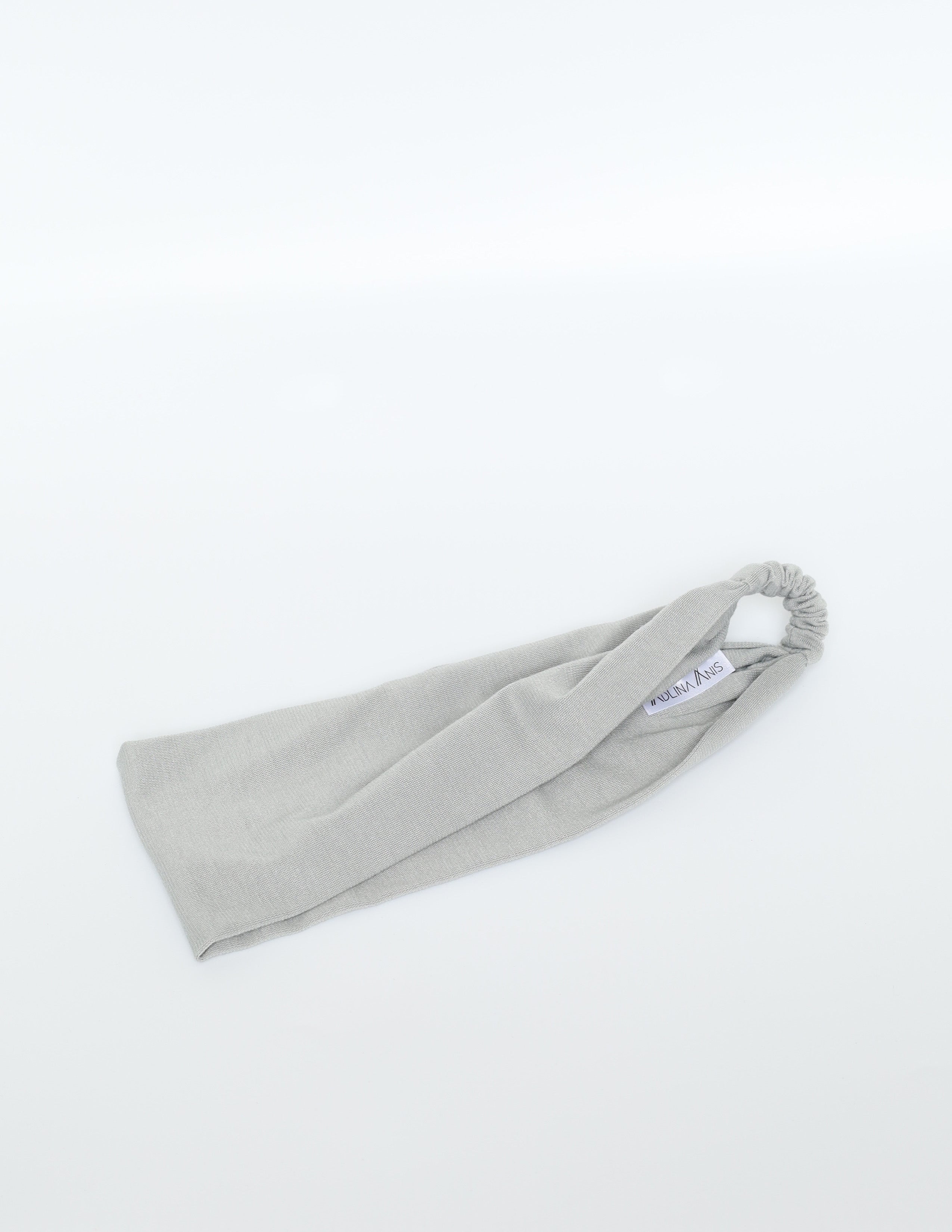 Soft Jersey Headband - Light Grey