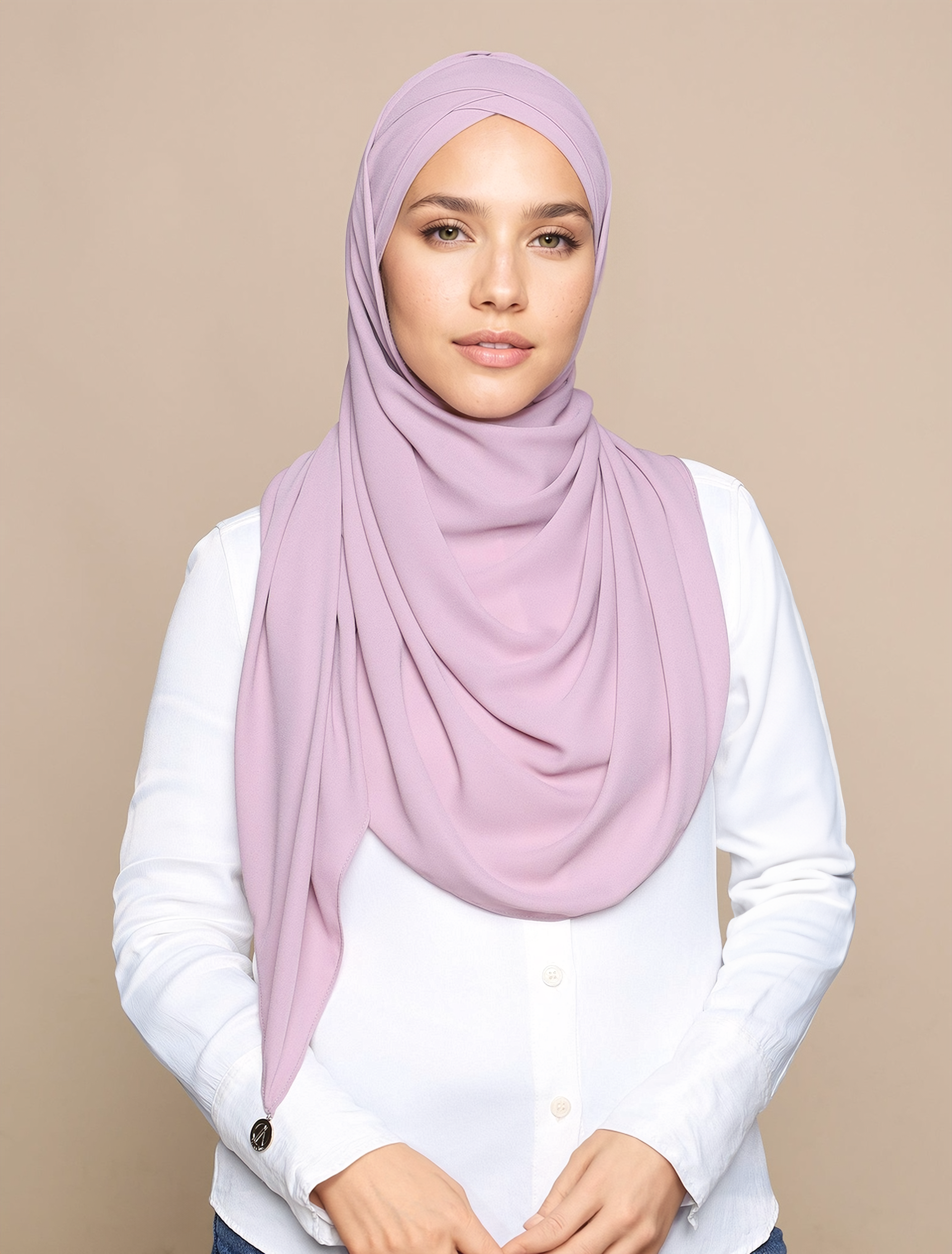 Lux Turban Korean Chiffon - Lilac