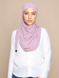 Lux Square Korean Chiffon - Lilac