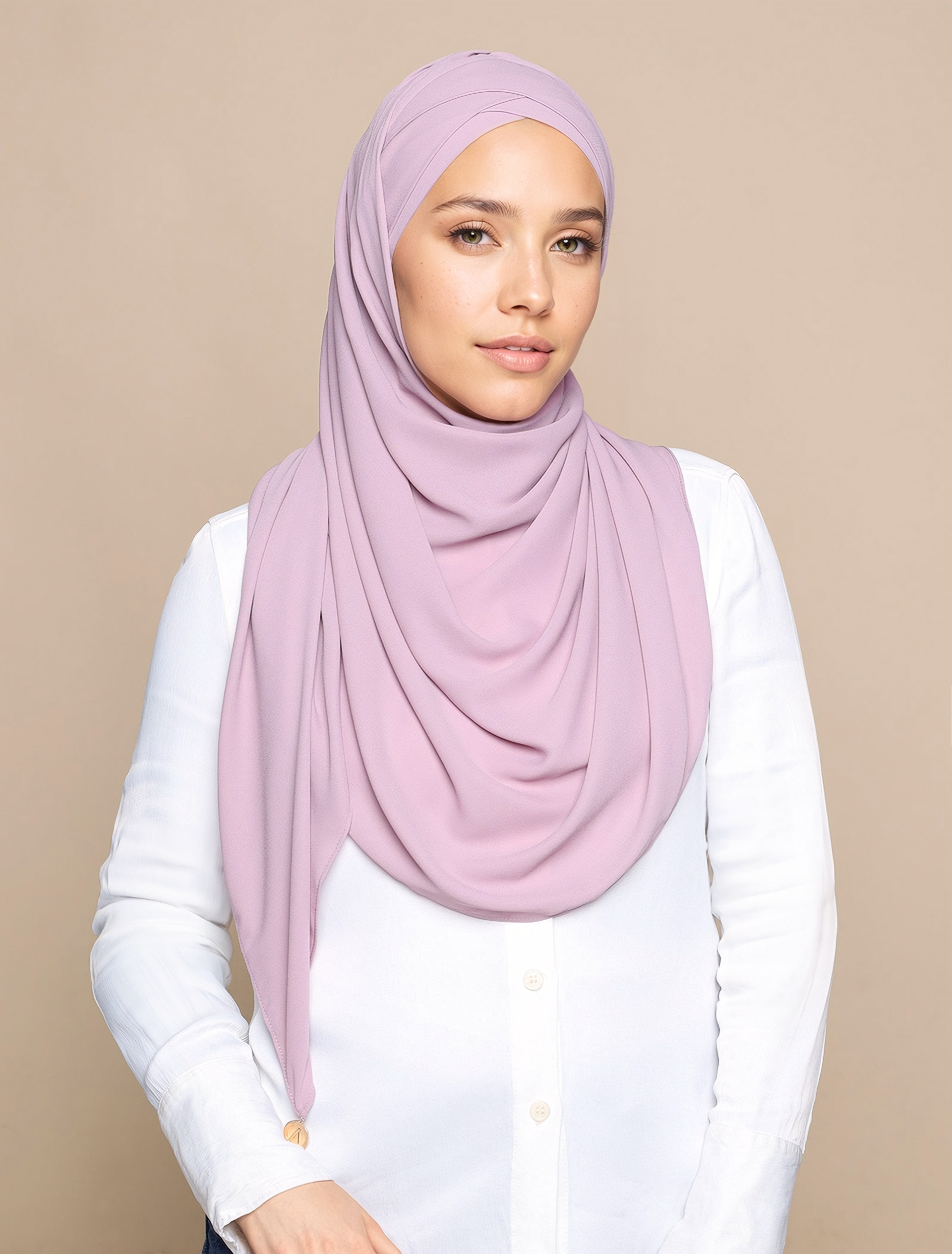Lux Turban Korean Chiffon - Lilac