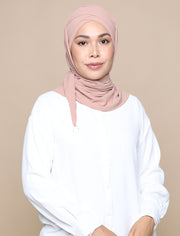 Soft Crepe Tri Lux Turban - Milk Tea