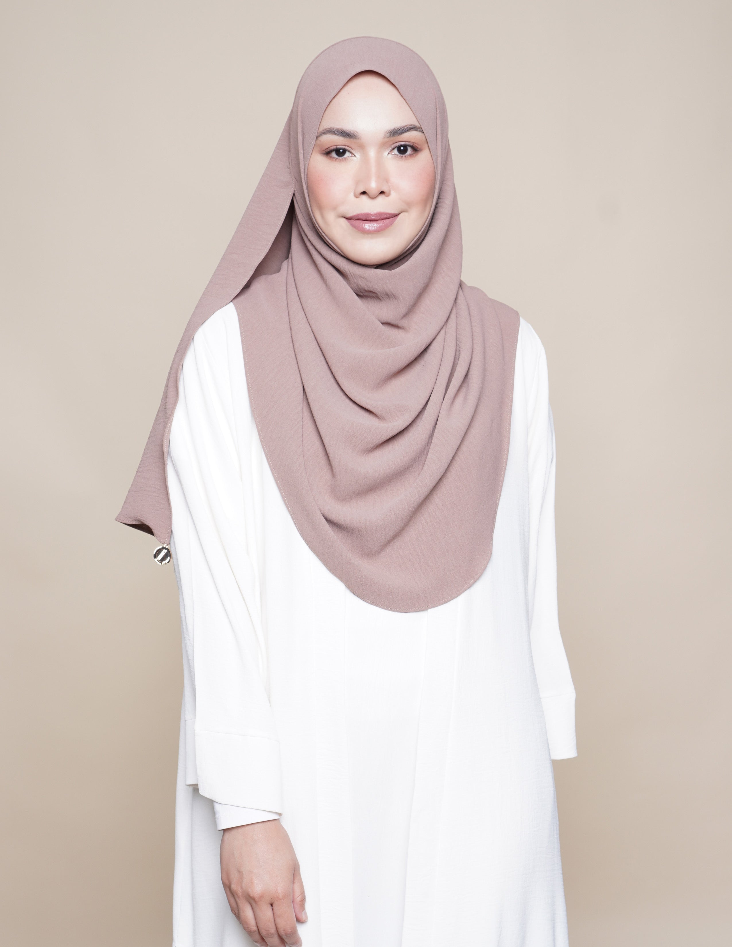 Raudhah Soft Crepe - Mocha