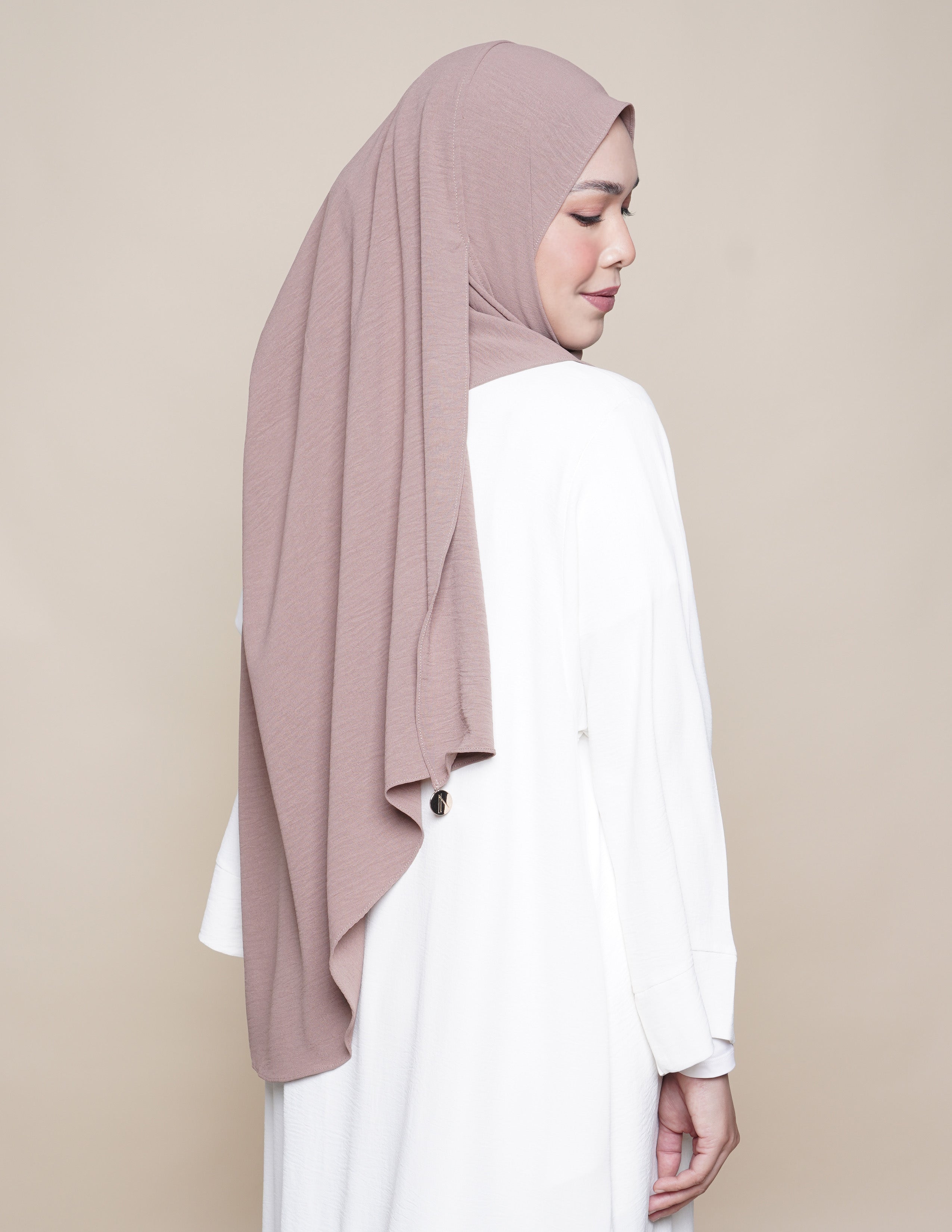 Raudhah Soft Crepe - Mocha