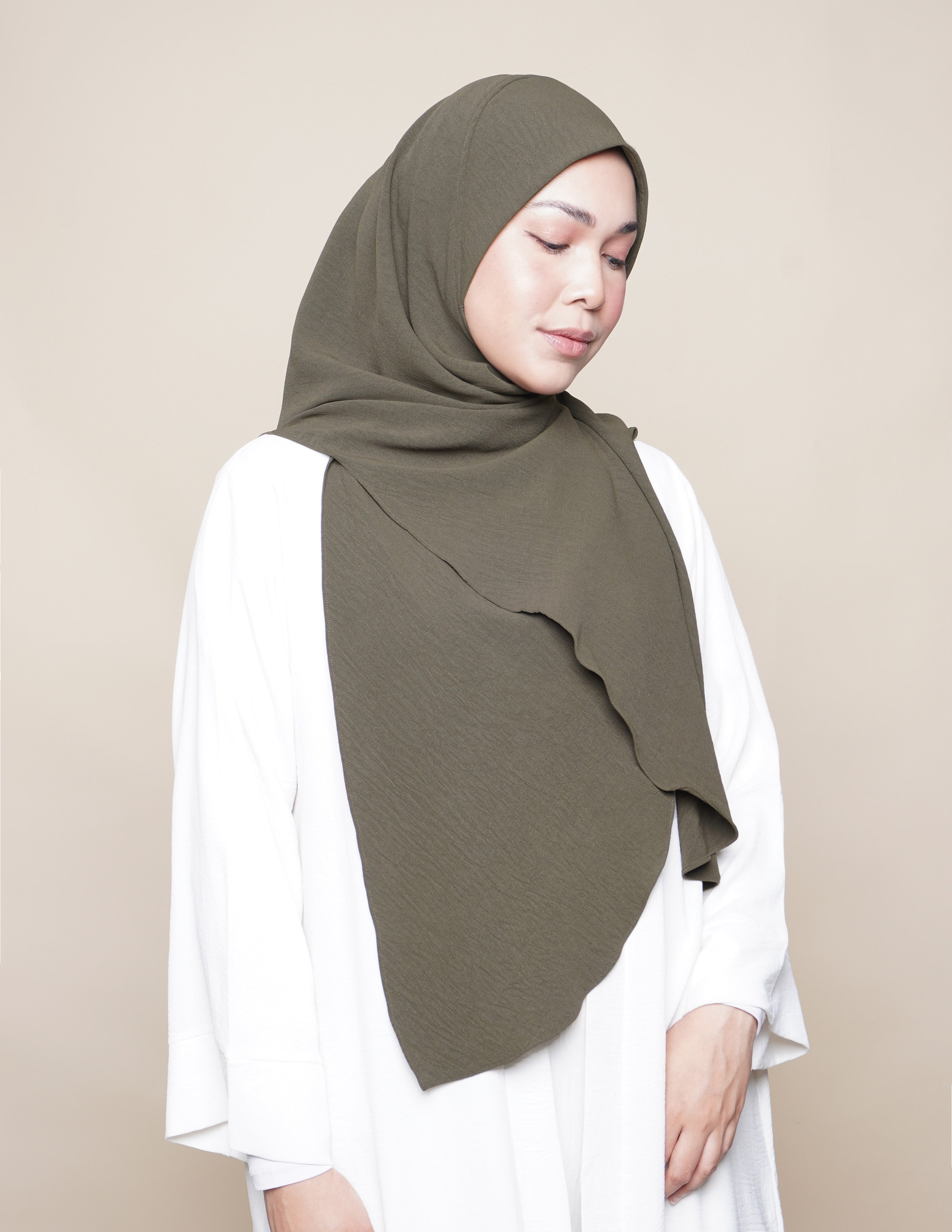 Iman Soft Crepe - Moss Green