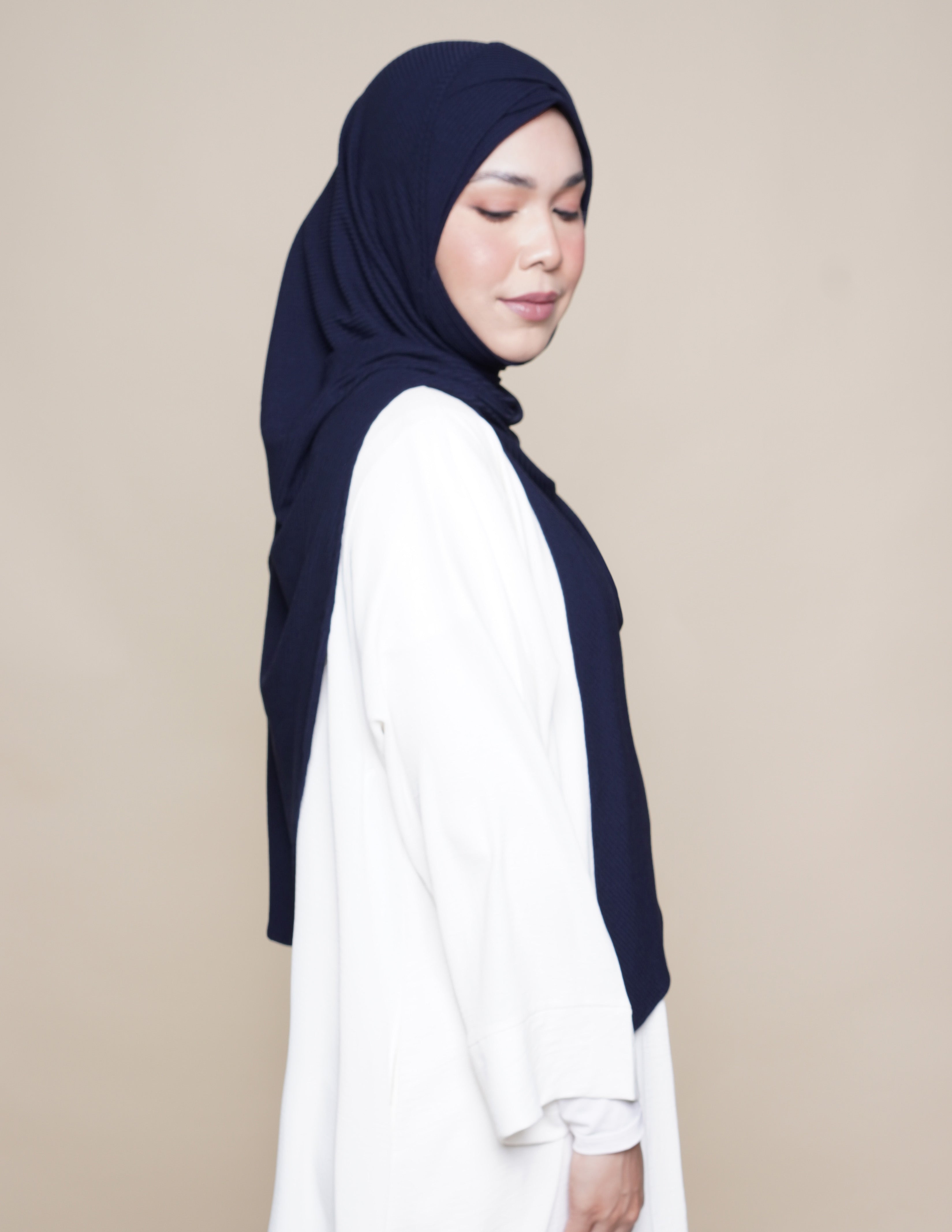 Sarah Turban Comfort Knit - Navy