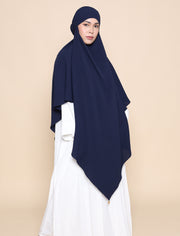 Khimar Crepe - Navy