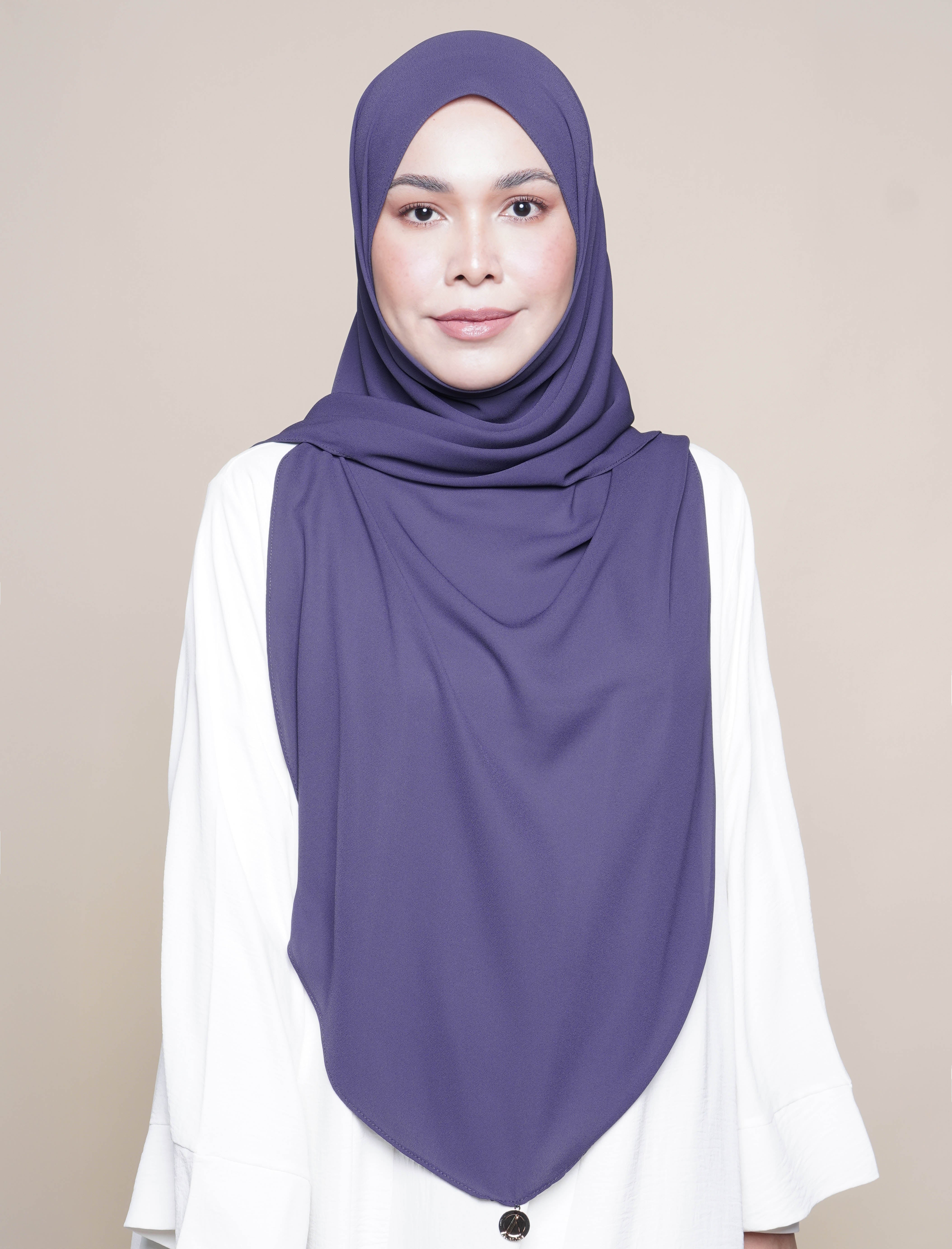 Maryam Soft Chiffon Onesie - Night Blue