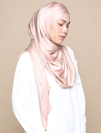Lux Turban Soft Satin Silk - Nude
